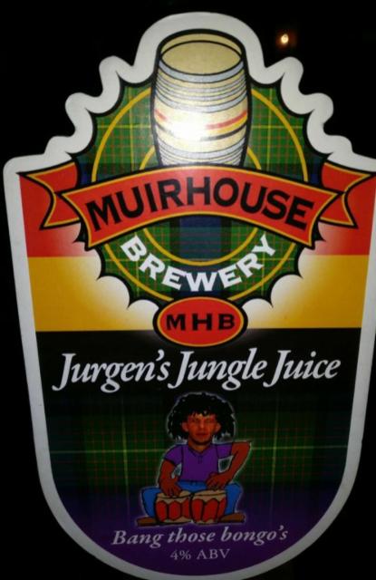 Jurgens Jungle Juice 4.0%, Muirhouse Brewery, England