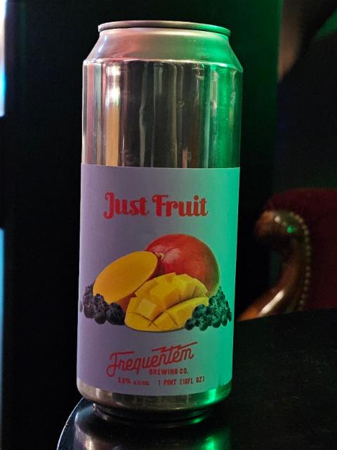 Just Fruit Blueberry Mango 5.5%, Frequentem Brewing Co., United States