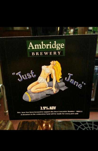 "Just Jane" 3.9%, Ambridge Brewery, England