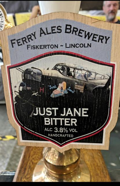 Just Jane Bitter 3.8%, Ferry Ales Brewery, England