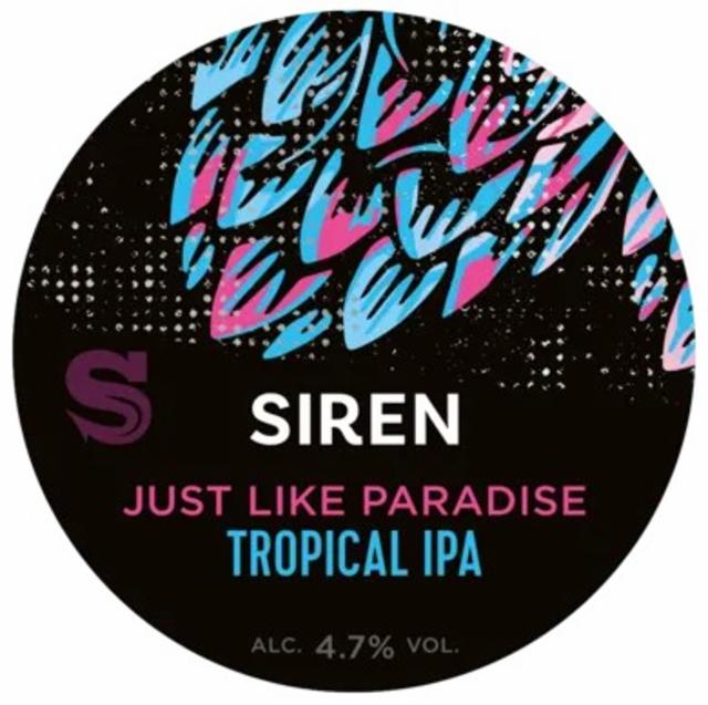 Just Like Paradise 4.7%, Siren Craft Brew, England