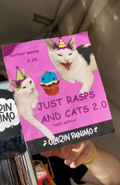 Just Rasps and Cats 2.0 "Nelli Edition" 4.3%, Olarin Panimo, Finland