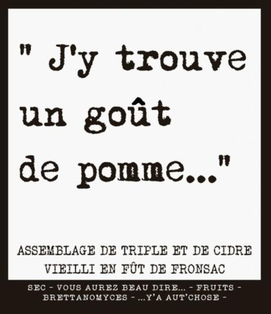 J'y Trouve Un Goût De Pomme... 8.8%, La Manufacture De Bières, France