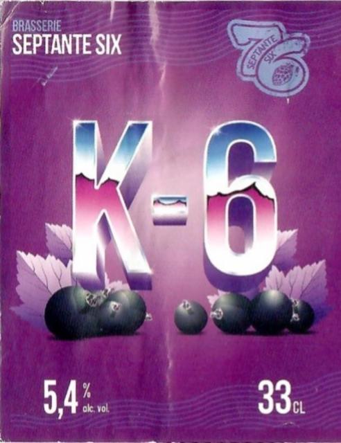 K-6 5.4%, Brasserie Septante Six, France