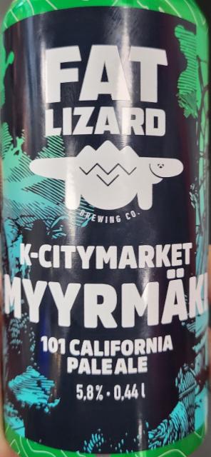 K-citymarket MYYRMÄKI 5.8%, Fat Lizard Brewing Co., Finland
