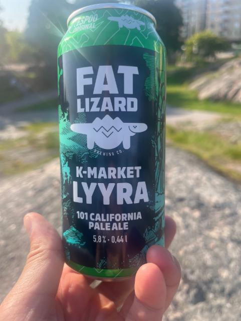 K-Market Lyyra 101 California Pale Ale 5.8%, Fat Lizard Brewing Co., Finland