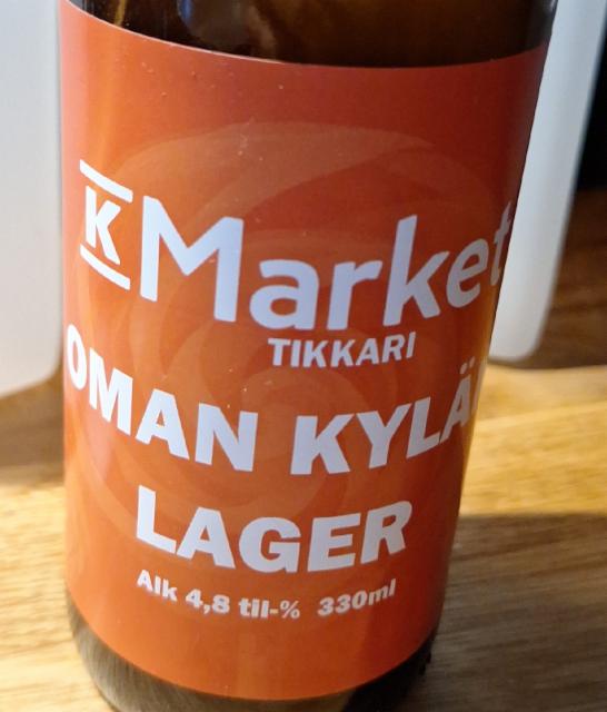 K-Market Tikkari Oman kylän lager 4.8%, Panimoyhtiö X, Finland