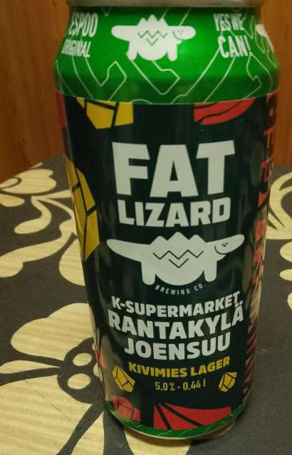 K-Supermarket Rantakylä Joensuu kivimies 5.0%, Fat Lizard Brewing Co., Finland