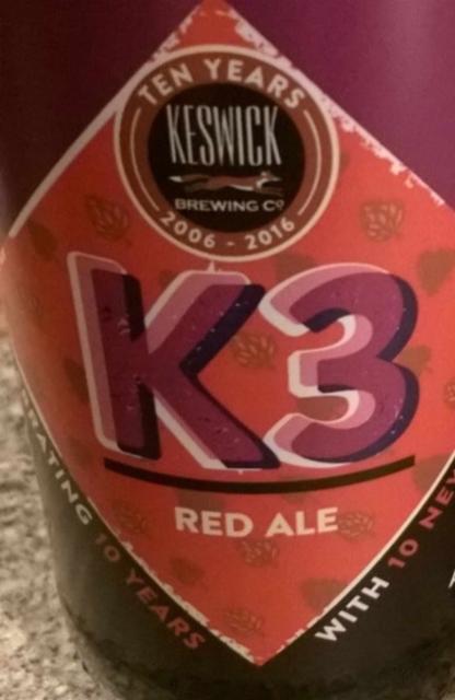 K3 4.0%, Keswick Brewing, England