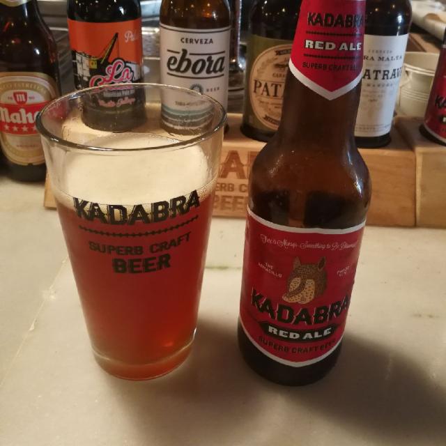 Kadabra Red Ale 5.5%, Cia. Cervecera Estrella del Norte, Spain