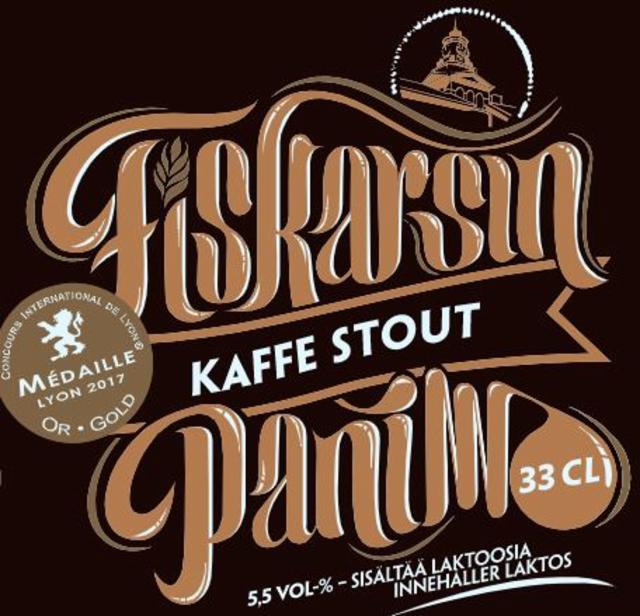Kaffe Stout 5.5%, Fiskarsin Panimo, Finland