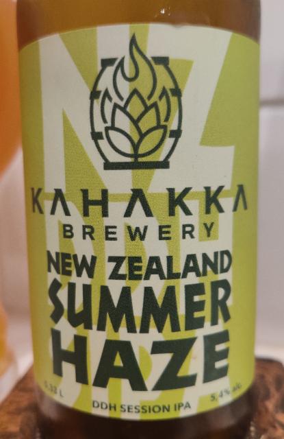 New Zealand Summer Haze 5.4%, Kahakka Brewery, Finland