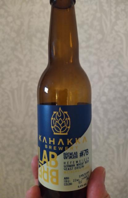 Brewlab #7B 5.4%, Kahakka Brewery, Finland