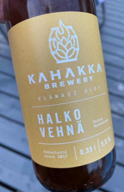 Halko vehnä 5.5%, Kahakka Brewery, Finland