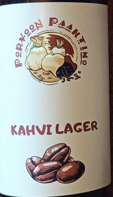 Kahvi Lager 6.0%, United Gypsies (UG) Brewery, Finland