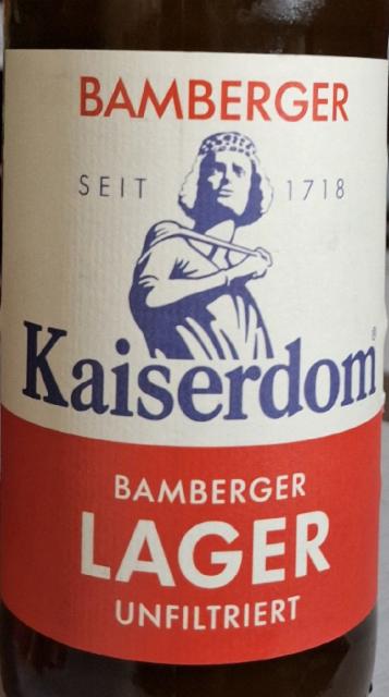 Kaiserdom Lager Unfiltriert, Privatbrauerei Kaiserdom