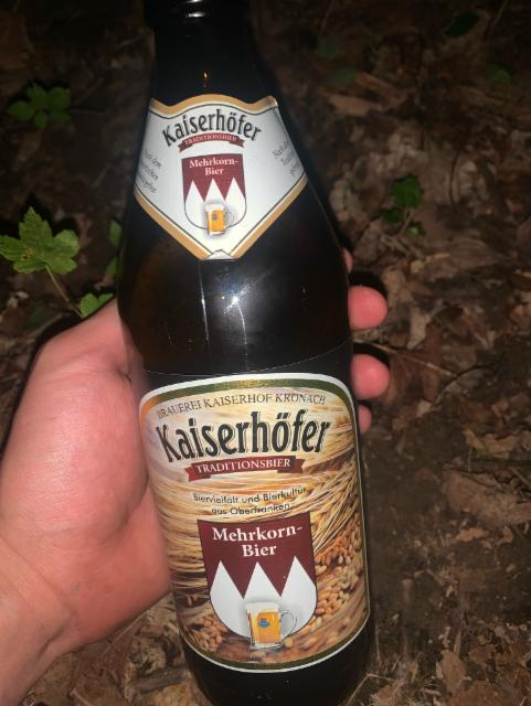 Kaiserhöfer Mehrkorn-Bier 5.4%, Brauerei Kaiserhof Kronach, Germany