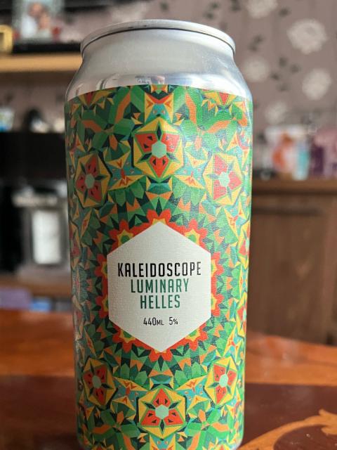 Kaleidoscope Luminary Helles 5.0%, Full Circle Brew Co., England