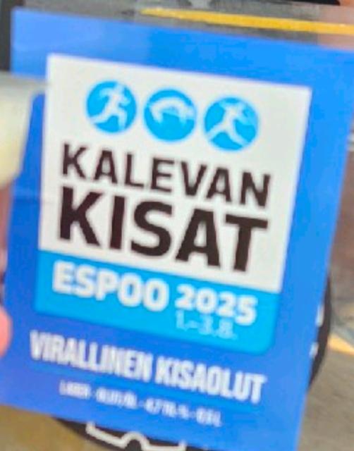 Kalevan Kisat 2025 Virallinen Kisaolut 5.0%, Espoon Oma Panimo, Finland