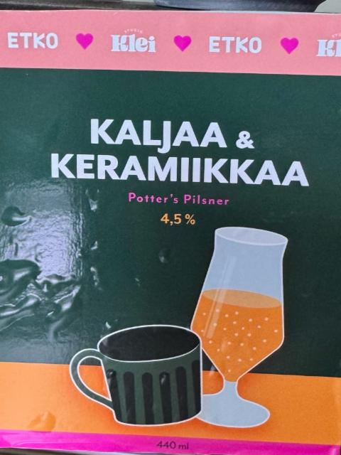 Kaljaa & keramiikkaa 4.5%, Etko Brewing, Finland