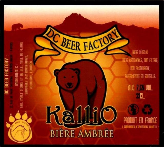 Kallio Ambrée 7.5%, DC Beer Factory, France