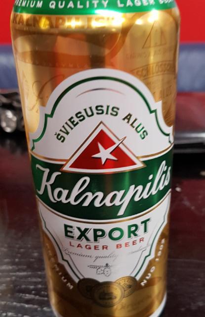 Kalnapilis export 5.0%, Kalnapilis (Royal Unibrew), Lithuania