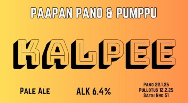 Kalpee 6.4%, Birchbrook Brewery, Finland