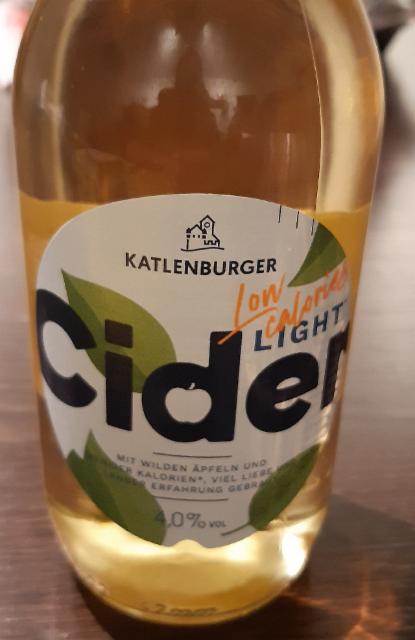 kaltenburger cider light 5.0%, Kaltenburger Kellerei, Germany