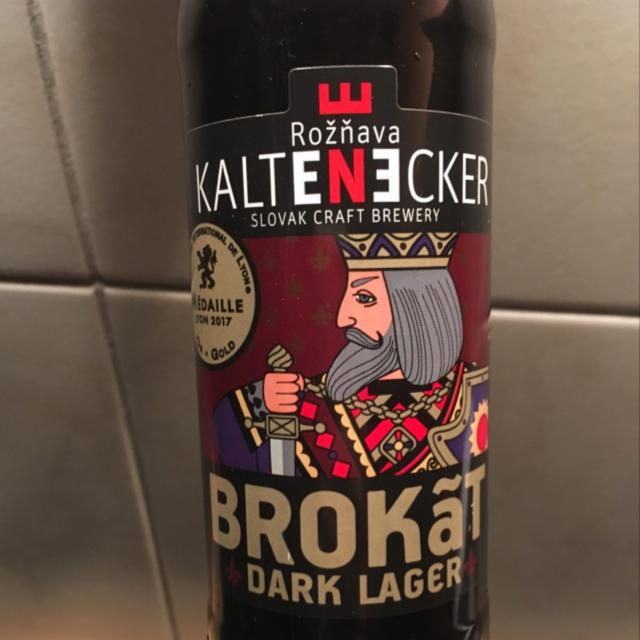 Kaltenecker Brokat 5.5%, Pivovar Kaltenecker, Slovakia