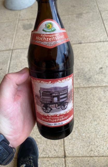 Kaltenwanger Hochzeitsbier 5.4%, Lammbrauerei Hilsenbeck - Gruibinger Bier, Germany