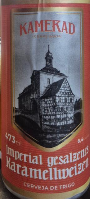 Kamerad Imperial Gesalzenes Karamellweizen 8.4%, Cervejaria Kamerad, Brazil