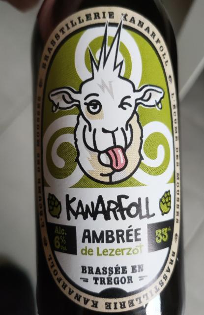 Ambrée de Lezerzot 6.0%, KanArFoll, France