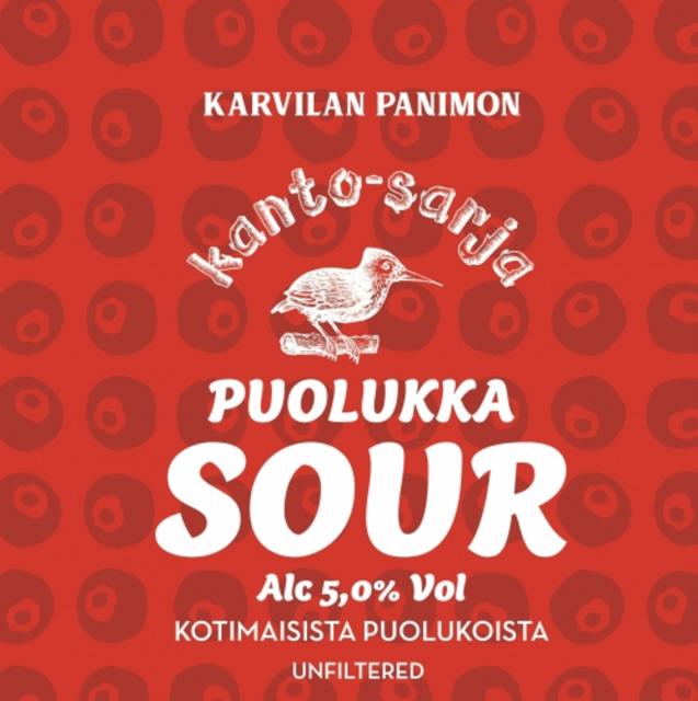 Kanto-Sarja: Puolukka Sour 5.0%, Karvilan Panimo, Finland