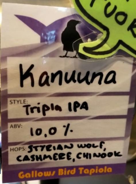 Kanuuna 10.0%, Brew-Pub Gallows Bird, Finland