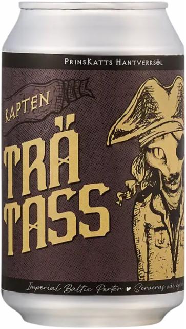 Kapten Trätass 9.0%, Prins Katts Hantverksöl, Sweden
