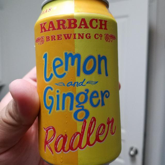 Karbach Lemon and Ginger Radler 3.5%, Karbach Brewing Co, United States