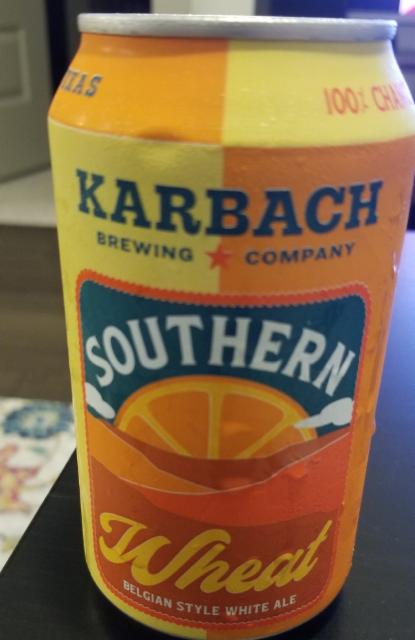 Karbach Southern Wheat 5.4%, Karbach Brewing Co, United States