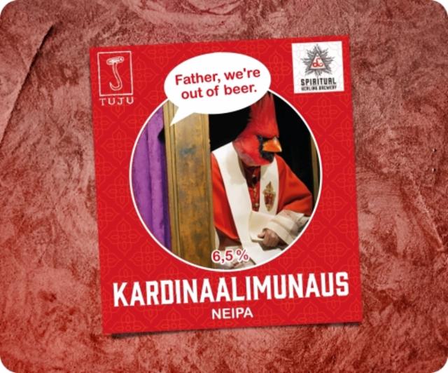 Kardinaalimunaus 6.5%, Panimoyhtiö Tuju, Finland