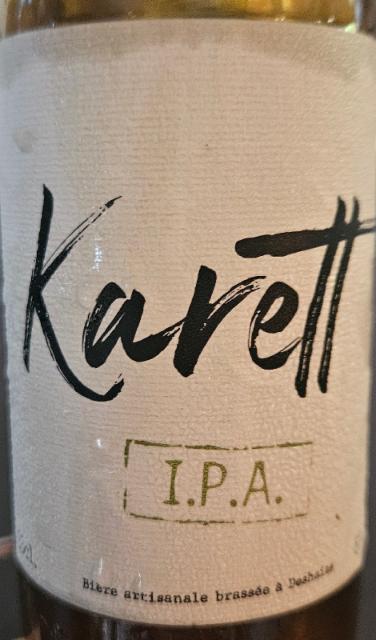 Karett IPA, Brasserie Artisanale De Deshaies (Karett)
