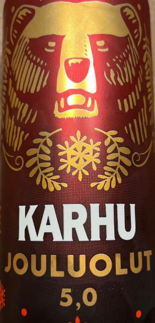 Karhu Jouluolut 5.0%, Sinebrychoff (Carlsberg Group), Finland