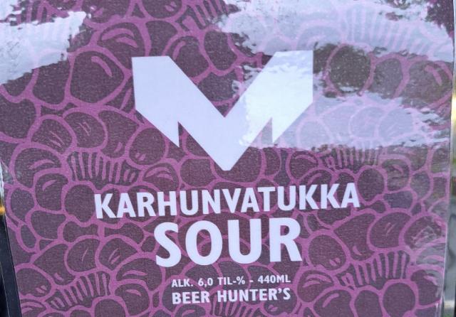 Mufloni Karhunvatukka Sour 6.0%, Panimoravintola Beer Hunter's, Finland