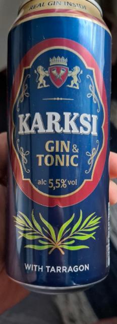 Karksi gin with tarragon, Karksi