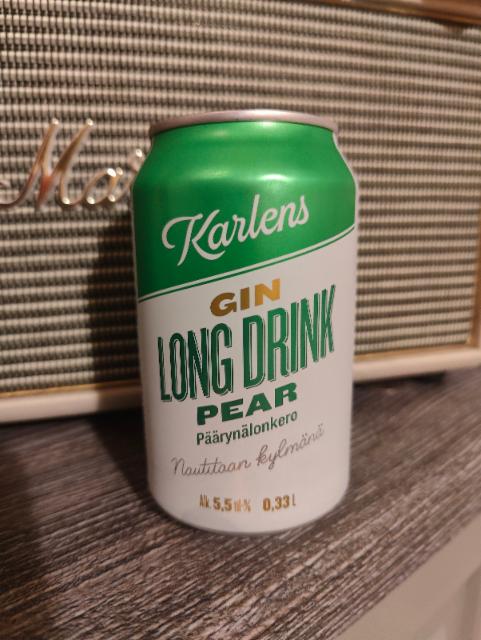 Karlens Gin Long Drink Pear 5.5%, Lidl Suomi, Finland