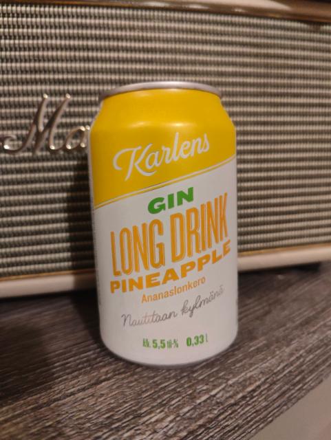 Karlens Gin Long Drink Pineapple 5.5%, Lidl Suomi, Finland