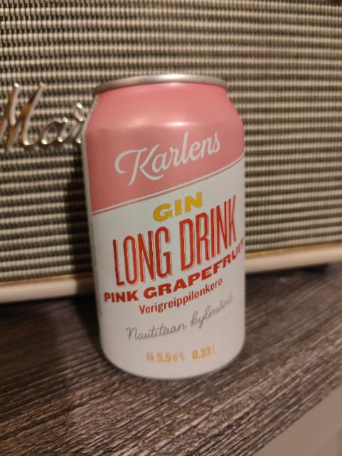 Karlens Gin Long Drink Pink Grapefruit 5.5%, Lidl Suomi, Finland