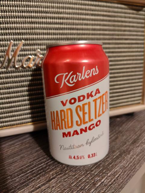 Karlens Vodka Hard Seltzer Mango 4.5%, Lidl Suomi, Finland