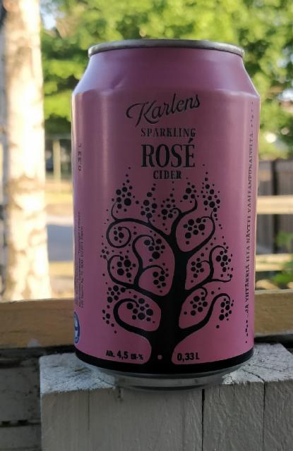 Karlens Sparkling Rosé Cider 4.5%, Laitilan Wirvoitusjuomatehdas, Finland