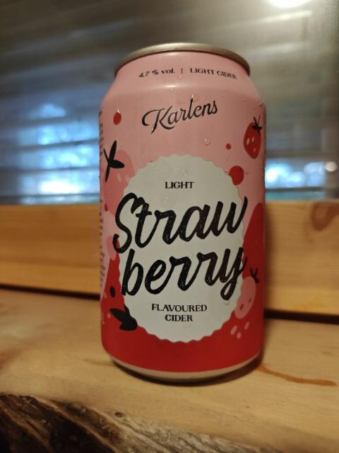 Karlens Strawberry Light 4.7%, Laitilan Wirvoitusjuomatehdas, Finland