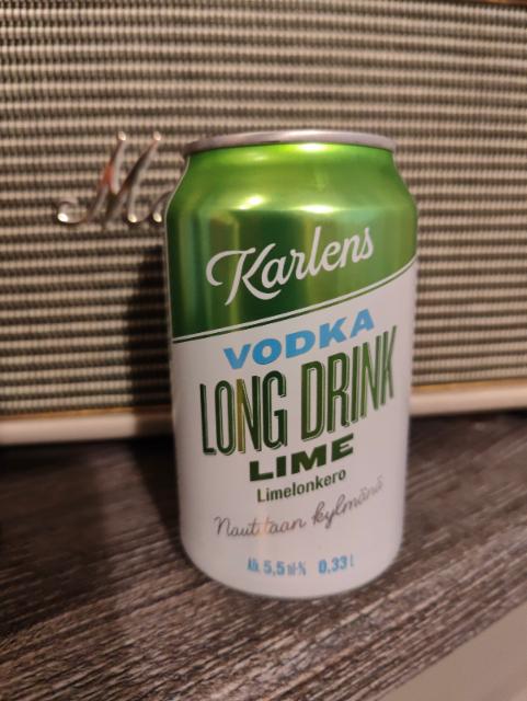 Karlens Vodka Long Drink Lime 5.5%, Lidl Suomi, Finland