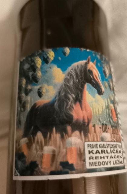 Karlíček Řeháček medový ležák 3.8%, Pivovar Karlíček, Czech Republic